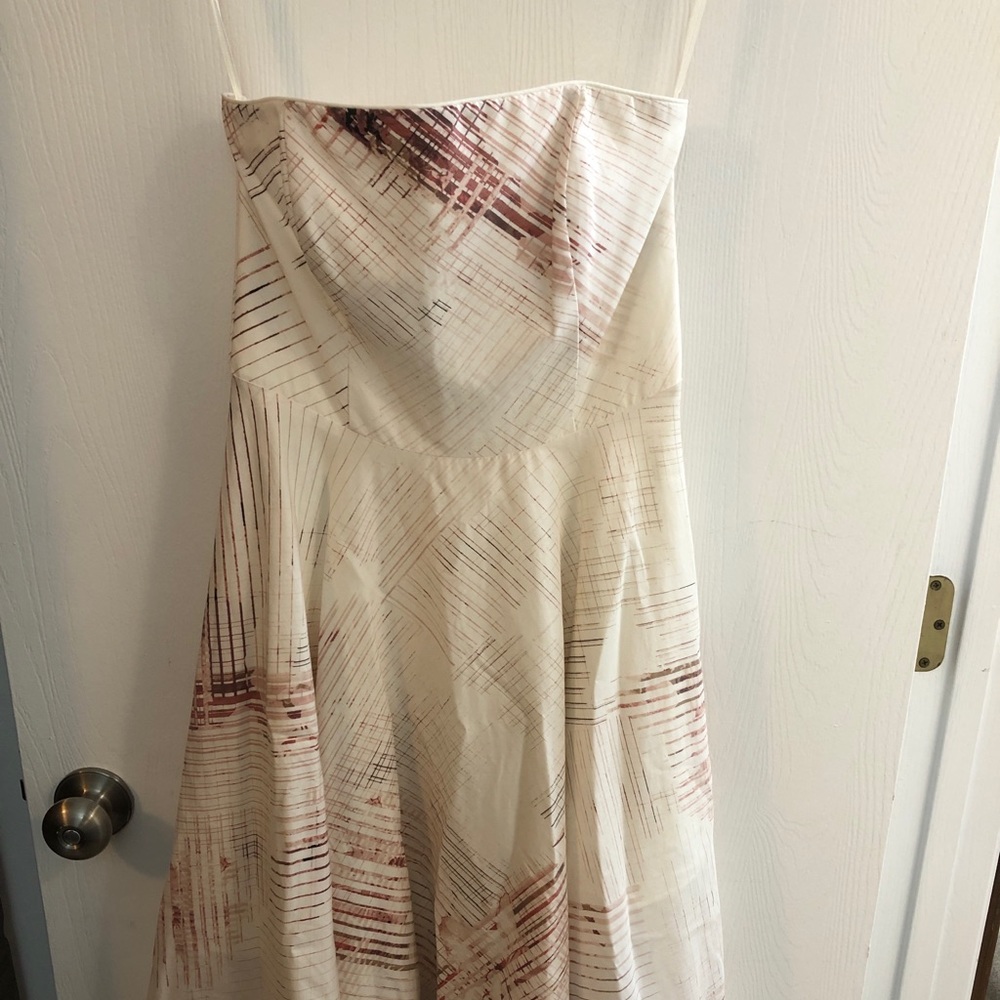 White House Black Market Strapless Dress